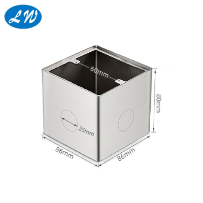 Caja de chapa de aluminio